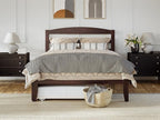 AFI, Warren Queen Platform Bed with Twin XL Trundle, Walnut