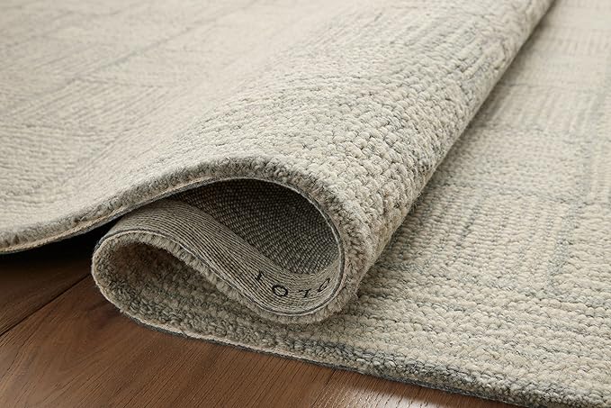 Loloi Chris Loves Julia Francis Collection FRA-03 Silver/Sky 11'-6" x 15' Area Rug