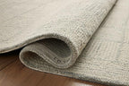 Loloi Chris Loves Julia Francis Collection FRA-03 Silver/Sky 3'-6" x 5'-6" Accent Rug