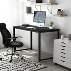 SHW 48-Inch Commercial-Grade Office Computer Desk, Black