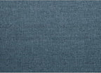 Lexicon Mid Century Modern Accent Chair with Solid Wood Frame in Walnut Finish, Upholstered Living Room Lounge Arm Chair, Thick and Comfy Innerspring Seat Cushion, Linen-Look Fabric, Blue