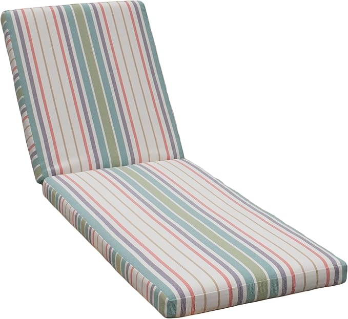 Tommy Bahama Chaise Cushion, 23" X 75" X 2.5", Bandeau Pastel