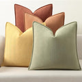 ZWJD Throw Pillow Covers 20x20 Set of 4 Chenille Pillow Covers with Elegant Design Soft and Luxurious Decorative Throw Pillows for Couch, Bed, and Home Decor