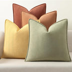 ZWJD Throw Pillow Covers 20x20 Set of 4 Chenille Pillow Covers with Elegant Design Soft and Luxurious Decorative Throw Pillows for Couch, Bed, and Home Decor