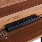 Transformer Table to Desk, Modern Home Office Desk with Storage, Foldable Desk to Dining Table, Multiuse Computer Desk, Work from Home Essentials (Dark Brown, Royal Walnut)