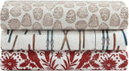 Eddie Bauer - Twin Sheets, Cotton Flannel Bedding Set, Brushed For Extra Softness, Cozy Home Decor (Ski Line White, Twin)