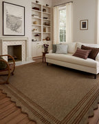Loloi Chris Loves Julia Scottie Collection SCO-01 Mocha/Clay 5'-0" x 7'-6", .87" Pile Height, Area Rug