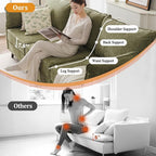 104'' Modular Sectional Sofa with All Seats Storage,Oversized 3-Seater Comfy Cloud Couches with Deep Seat,Big Couch for Living Room,Bedroom,Velet,Green