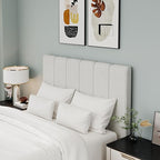 Yongchuang King Headboard Upholstered Headboards for King Size Bed Headboard Panels Adjustable Height Grayish White Linen Head Board