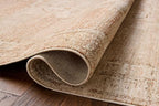 Loloi Chris Loves Julia Palma Collection PLM-02 Spice/Natural 9'-6" x 13'-1" Area Rug Vintage Style Boho Living Room Bedroom Carpet