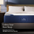 DreamCloud 12" Cal King Mattress - Luxury Hybrid Gel Memory Foam - 365 Night Trial - Premium Pressure-Relieving Layers - Forever Warranty - Mattress in a Box - CertiPUR-US Certified