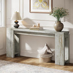 Tribesigns 70.9-Inch Long Console Table, Farmhouse Wooden Entryway Sofa Table Behind Couch, Narrow Entry Console for Living Room, Hallway, Entrance, Foyer