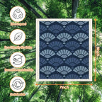 Morigins Wholesale Swedish Dish Cloths - 6 Pack Reusable Compostable Kitchen Cloth,Cellulose Sponge Dish Cloths Dish Towel Set (Japanese)