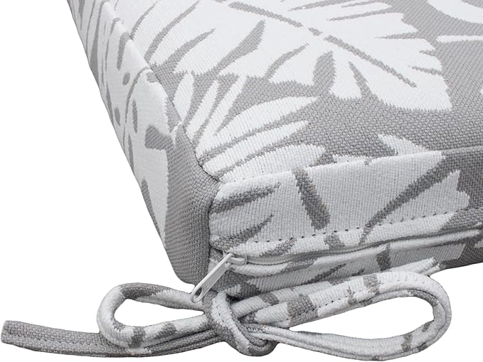 Tommy Bahama Bench Cushion, 50" X 19" X 2.5", Tropical Chrome