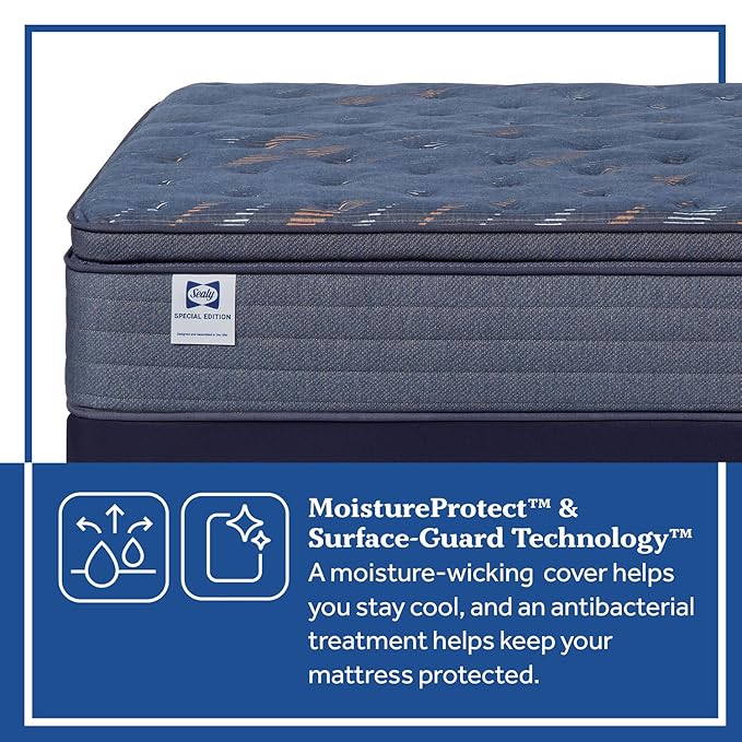 Sealy Warner 14" Soft Pillowtop Innerspring Mattress - Twin Long
