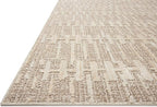 Loloi Amber Lewis Bexley Collection BEX-02 Taupe/Natural 2'-7" x 10'-0" Runner Rug Neutral, Textured, Living, Bedroom, Dining, Carpet