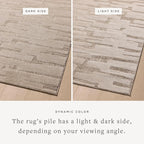 Loloi Amber Lewis Monty Collection MOT-04 Taupe/Beige 4'-0" x 6'-0", .50" Pile Height, Accent Rug