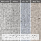 Madison Park Kyler Cordless Roman Shades - Single Panel, Lightweight Linen Blend Fabric, Natural Design, Easy Installation, Light Filtering Window Blind, Bedroom, Living Room Decor 29" W x 64" H Grey
