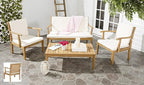 SAFAVIEH 4-Piece Outdoor Collection Fresno Patio Set