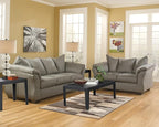 Signature Design by Ashley Darcy Casual Plush Loveseat, Grayish Brown