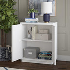 Henn&Hart Alston Accent Cabinet, 28" Wide, White