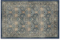 RUGGABLE x Morris & Co Machine Washable Area Rug – Honeysuckle & Tulip Blue 2x3, Stain-Resistant, Non-Slip – Small Rugs for Living Room, Bedroom, Hallway, Entryway & Bathroom–with Cushioned Pad