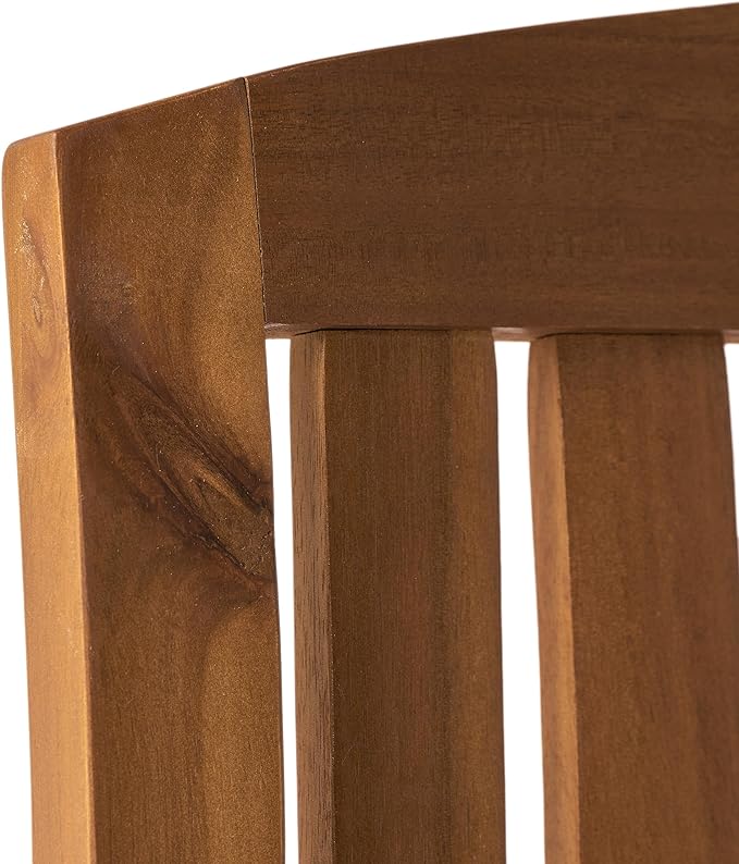 Christopher Knight Home Selma Acacia Rocking Chair with Cushion, Teak Finish