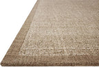 Loloi Magnolia Home by Joanna Gaines Henley Collection HNY-01 Ivory/Brown 3'-6" x 5'-6" Accent Rug