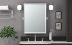 Gatco 1541SN 10-Inch by 20-Inch Towel Rack, Satin Nickel