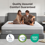 Novilla Mattress King, 14 Inch King Size Memory Foam Mattress in a Box for Suppotive, Pressure Relieving & Plush Comfort, Bliss