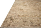 Loloi Amber Lewis Cambria Collection CBR-03 Taupe/Antique Bronze 6'-0" x 9'-0" Area Rug Jute, Neutral, Vintage Style, Antique Tone, Living, Bedroom, Dining, Carpet