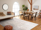 SAFAVIEH Area Rug 11x15 - Evoke Collection - Large - Ivory & Taupe, Distressed Design, Non-Shedding & Easy to Clean, Ideal for Living Room, Bedroom, Dining Space (EVK256E)