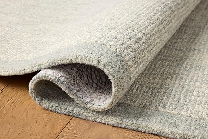 Loloi Magnolia Home by Joanna Gaines Henley Collection HNY-01 Ivory/Spa 3'-6" x 5'-6" Accent Rug