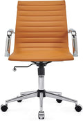 Chair, Desk Computer Chair ，with Armrests ，Ergonomic Office Chair for Home and Office, 17.32 x 22.83 x 35.43 inches, Multiple Colors (Terracotta)