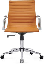 Chair, Desk Computer Chair ，with Armrests ，Ergonomic Office Chair for Home and Office, 17.32 x 22.83 x 35.43 inches, Multiple Colors (Terracotta)
