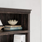 IDEALHOUSE 5 Tier Bookcase, Farmhouse Book Shelf with Storage, 71" Tall Book Case Wooden 5 Shelf Bookcase for Home Office, Living Room, Bed Room (Oak, 67.4" H x 31.5" W x 12.8" D)