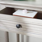 Safavieh Home Collection Tate Greige 2-Drawer Bottom Shelf Console Table