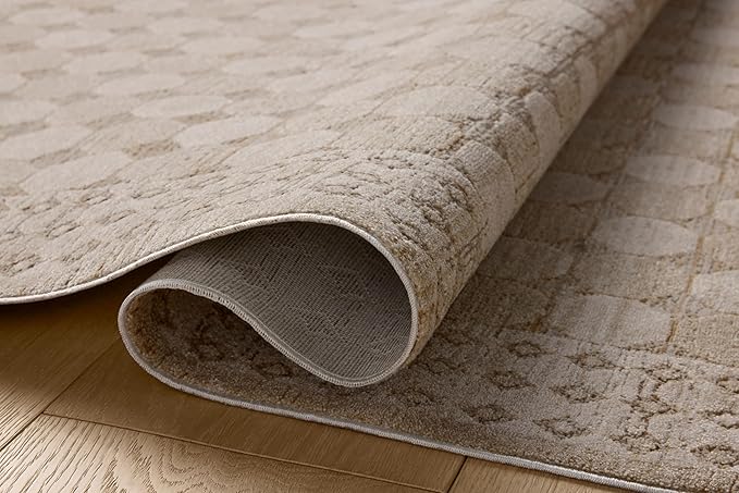 Loloi Amber Lewis Cali Collection CIL-01 Taupe/Natural 9'-6" x 13', .25" Pile Height, Area Rug