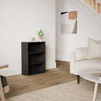 Furinno PASIR Book Shelf, 3-Tier Bookshelf, Storage Shelves Bookcase, 9.7 x 23.7 x 31.5, for Living Room, Bedroom, Home Office, Americano