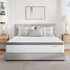 Novilla Queen Mattress 14 Inch, Hybrid Mattress Queen in a Box,Foam Innerspring Mattresses for Body Supportive & Pressure Relief, Comfort Pillow Top for Medium Firm Feel