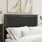 Bush Home 65-inch Full/Queen Headboard, Bedroom Furniture, Camille Collection, Onyx Birch Black