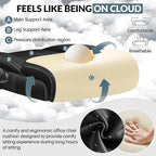 Office Chair, Ergonomic Big and Tall Computer Desk Chair with Retractable Adjustable Headrest, Executive Breathable Leather Chair, Lumbar Support Swivel PC Chair with Flip-up Armrests Rocking Function