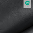 MCombo Oversized Power Lift Recliner Chair for Elderly, Lift Chair with Heat and Massage, Lift Recliner for Big and Tall, Cup Holders, USB &Type C Ports, Faux Leather R7092 (Black, Oversize)