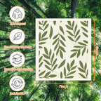 Morigins Swedish Dishcloths for Kitchen 6 Pack Eucalyptus Cellulose Sponge Cloths Non Scratch Reusable Paper Towels Biodegradable and Reusable Kitchen Dish Rags (Moss Green)