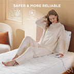 Bedsure Heated Mattress Pad Twin XL- Bed Warmer with Memory & Preheat Functions, 12-Hour Auto Off & 10 Heat Settings, Single Controller, Coral Fleece Electric Mattress Pad Twin XL, 39"x80"