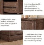 Farmhouse 5 Drawers Dresser for Bedroom, 44" Tall Brown dresser Wood Rustic Chest of Drawers with Wide Metal Handle,Natural Texture,Drawer Organizer for Bedroom,Living Room,Hallway and Entryway