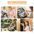 Laundry Detergent Sheets - 4 New Scented 128 Loads Travel Laundry Sheets for Dorm,College,Home,Hotel,Apartment,Camping,Ruise,Road Trip,Beach Vacation,Small Space,Family School Travel Essentials