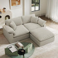 Cloud Modular Sectional Sofa,2 Seat Down Filled Sofa 78.6" Minimalist Sofa,Cover Washable and Replaceable Couches for Living Room,Sectional Sofa Deep Seat