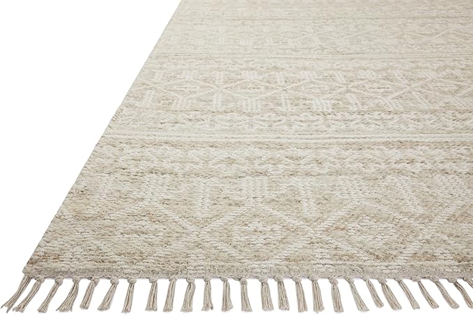 Loloi Angela Rose Rivers Collection RIV-03 Sand/Ivory 5'-0" x 7'-6" Reversible Area Rug