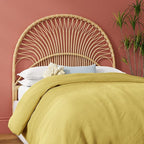 KOUBOO Rattan Loop Headboard, Queen, Natural